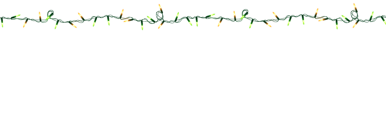 Christmas lights on home